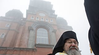 The cathedral in Bucharest