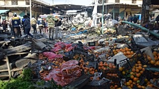 Afrin'de pazar yerine bombalı saldırı: 4 ölü 20 yaralı