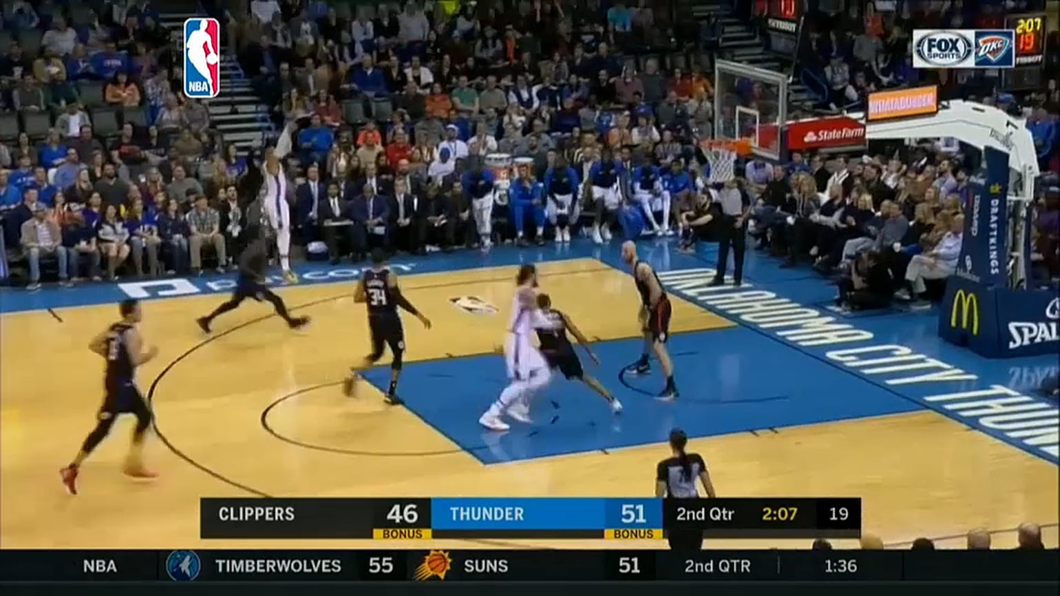 NBA: successi risicati per Oklahoma ed Orlando