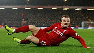 شيردان شاكيري لاعب في نادي ليفربول