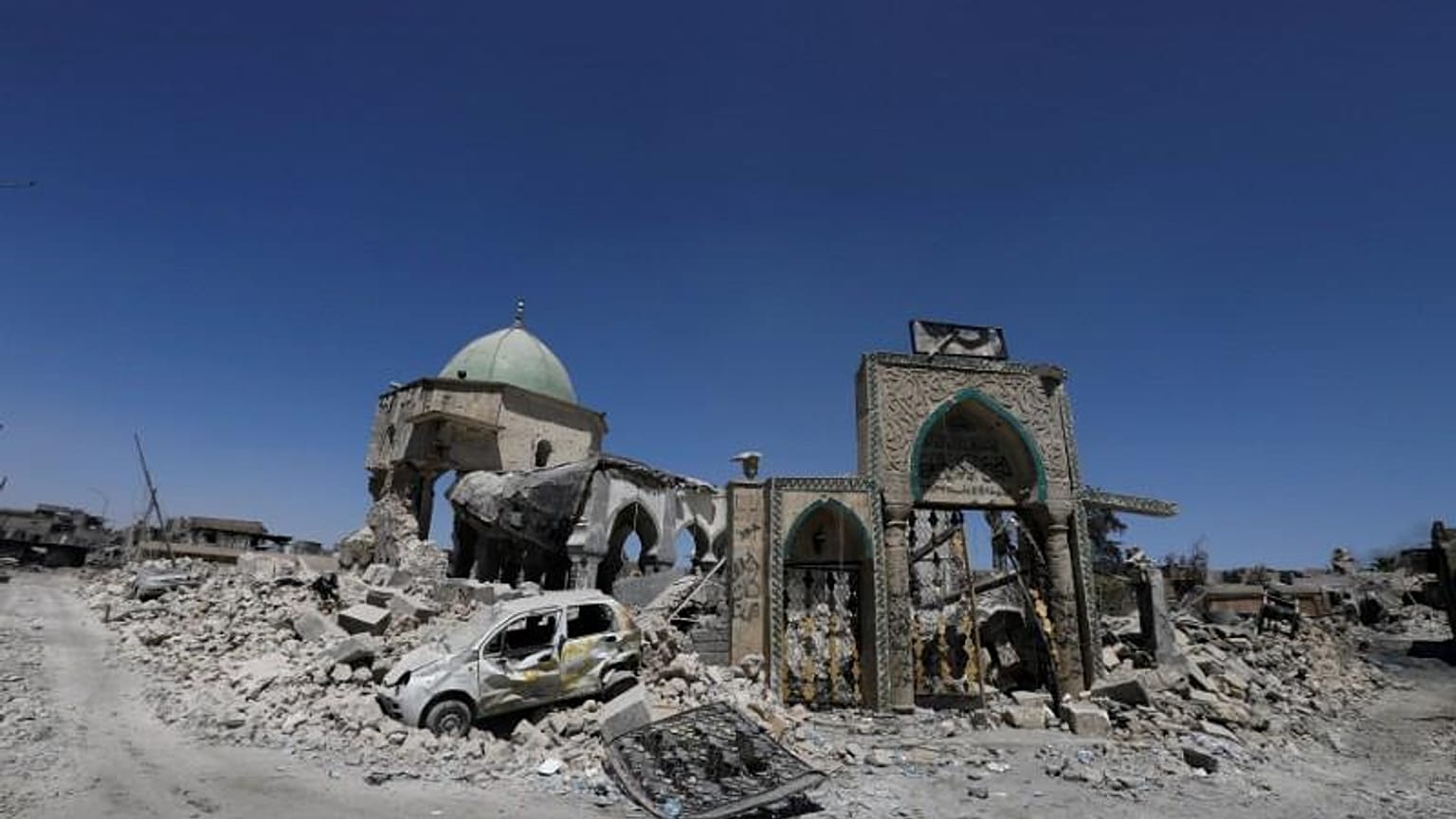 Musul'daki tarihi Büyük Nuri Camisi ve Hadba Minaresi yeniden inşa ediliyor