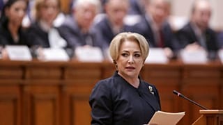 Romania's Prime Minister Viorica Dancila