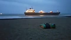 Russisches Frachtschiff läuft bei Cornwall auf Grund