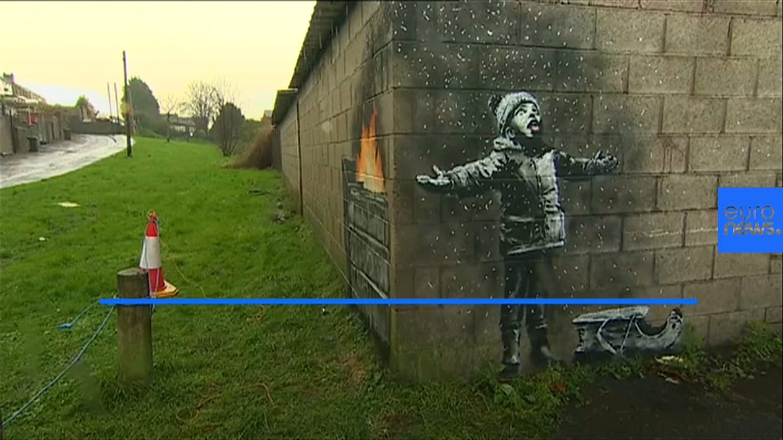 New Banksy piece targets industrial pollution in Port Talbot