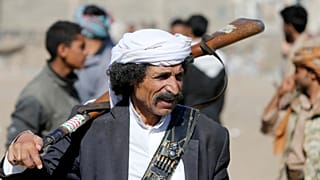 مقاتل حوثي في صنعاء 
