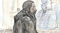 Image de Peter Cherif lors d'un procès