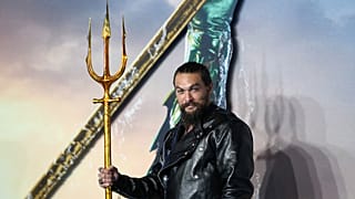 Actor Jason Momoa at the premiere of new superhero film, 'Aquaman.'