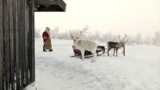 Der Weihnachtsmann ist unterwegs