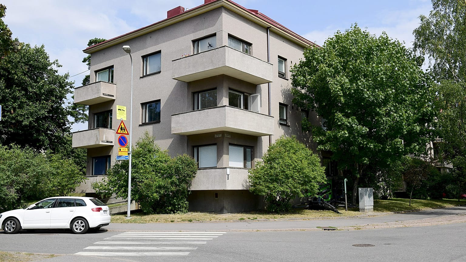 The building where Vahamaki allegedly rented premises in Helsinki