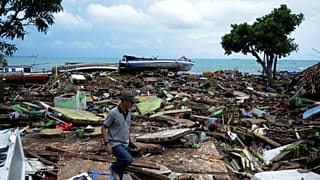 "O problema é que o tsunami ocorreu durante a maré alta"