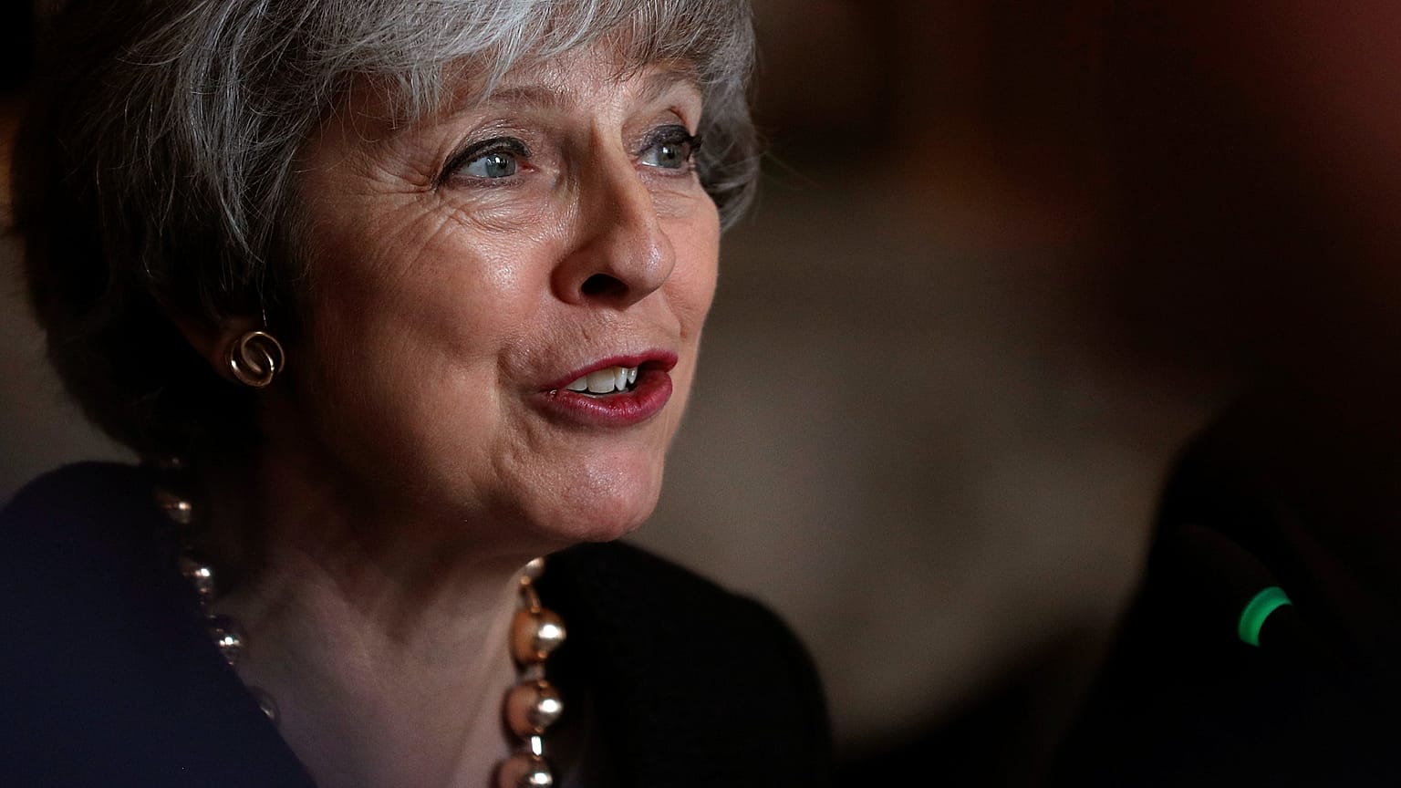 Theresa May on December 20, 2018.