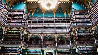 کتابخانه ریودوژانیرو یادآور داستان هری پاتر