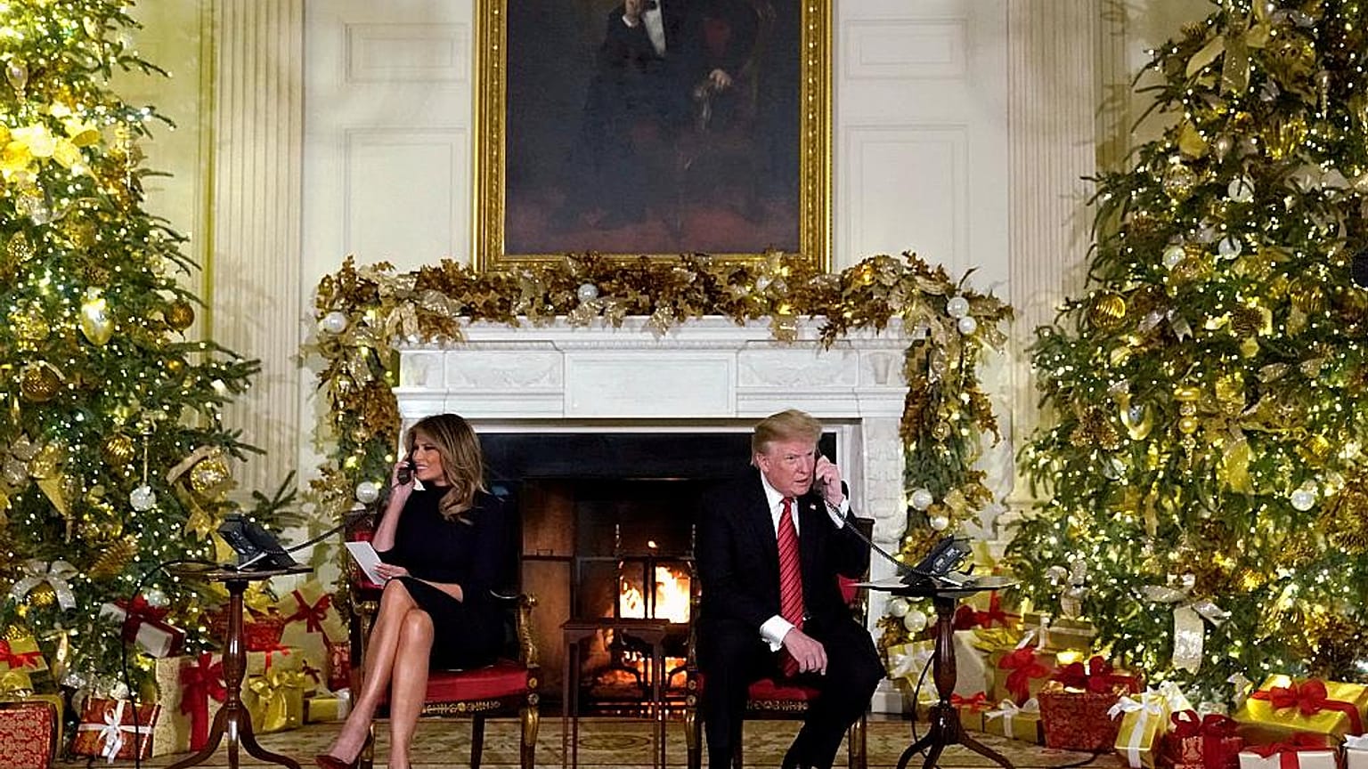 Trump a un niño: "¿Sigues creyendo en Papá Noel? Porque con 7 años, es marginal, ¿no?"