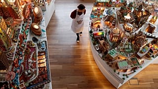 Megépítették mézeskalácsból a jövő Londonját 