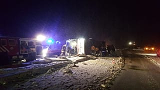 Kırşehir'de otobüs kazası: 3 ölü 35 yaralı