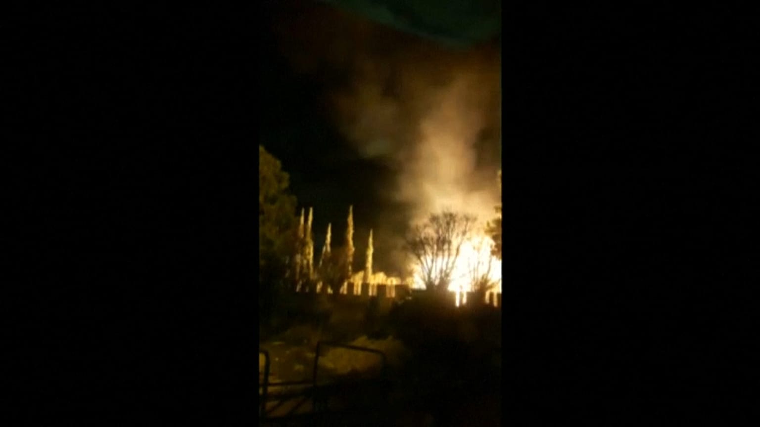 حزب الله ينشر فيديو يقول إنه للدفاعات الجوية السورية خلال تصديها  للهجوم الإسرائيلي