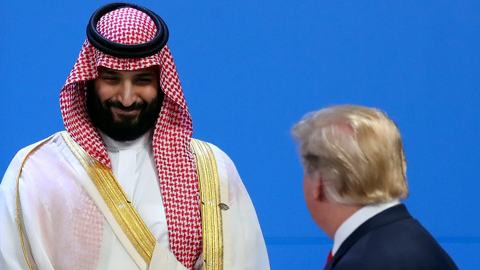 U.S. President Donald Trump and Saudi Arabia's Crown Prince Mohammed bin Sa