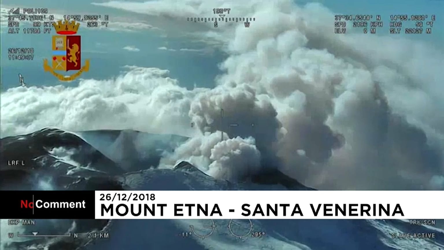 L'éruption de l'Etna vue du ciel 