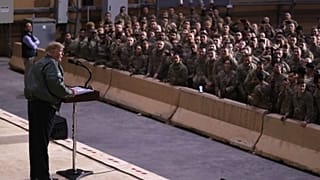 ABD Başkanı Trump sürpriz Irak ziyaretinde Suriye'den çekilme kararını savundu
