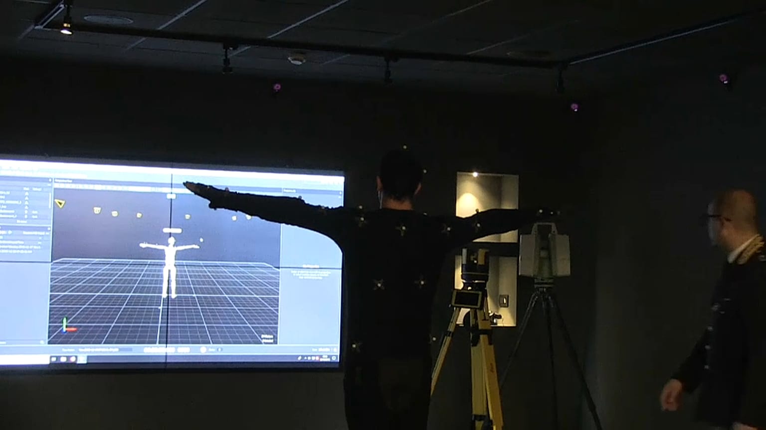 Présentation de la réalité virtuelle dans les locaux de la police, à Rome