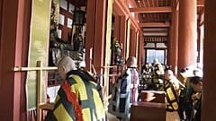 Japonya'da Yakushiji Tapınağı'nın geleneksel temizliği yapıldı