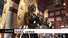 Nettoyage de fin d'année au temple de Yakushiji