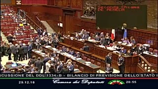 Átment a költségvetés terve az olasz parlamenten 