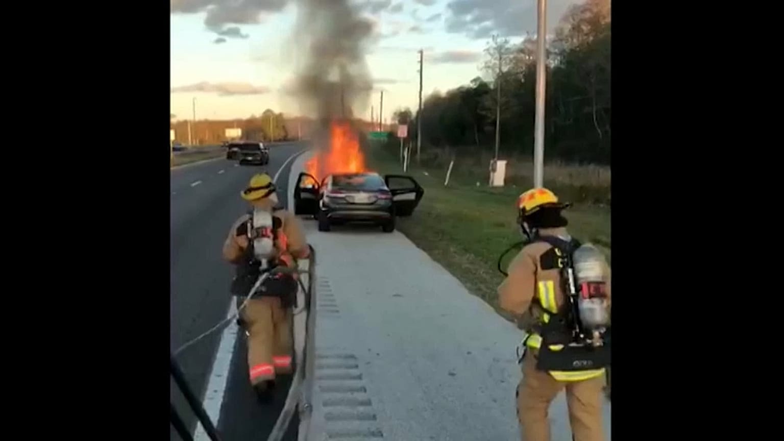 Y los bomberos salvaron la Navidad 