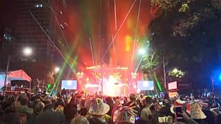 Laser substitui fogo de artifício