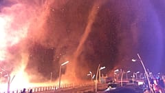Scheveningen: Neujahrsfeuer außer Kontrolle