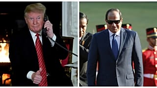 ترامب والسيسي يبحثان تطورات الأوضاع في الشرق الأوسط