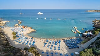 A beach in Cyprus