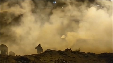ABD'ye geçmeye çalışan göçmenlere göz yaşartıcı gazla müdahale