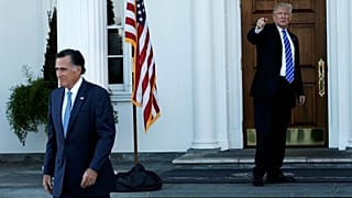 دونالد ترامپ و میت رامنی