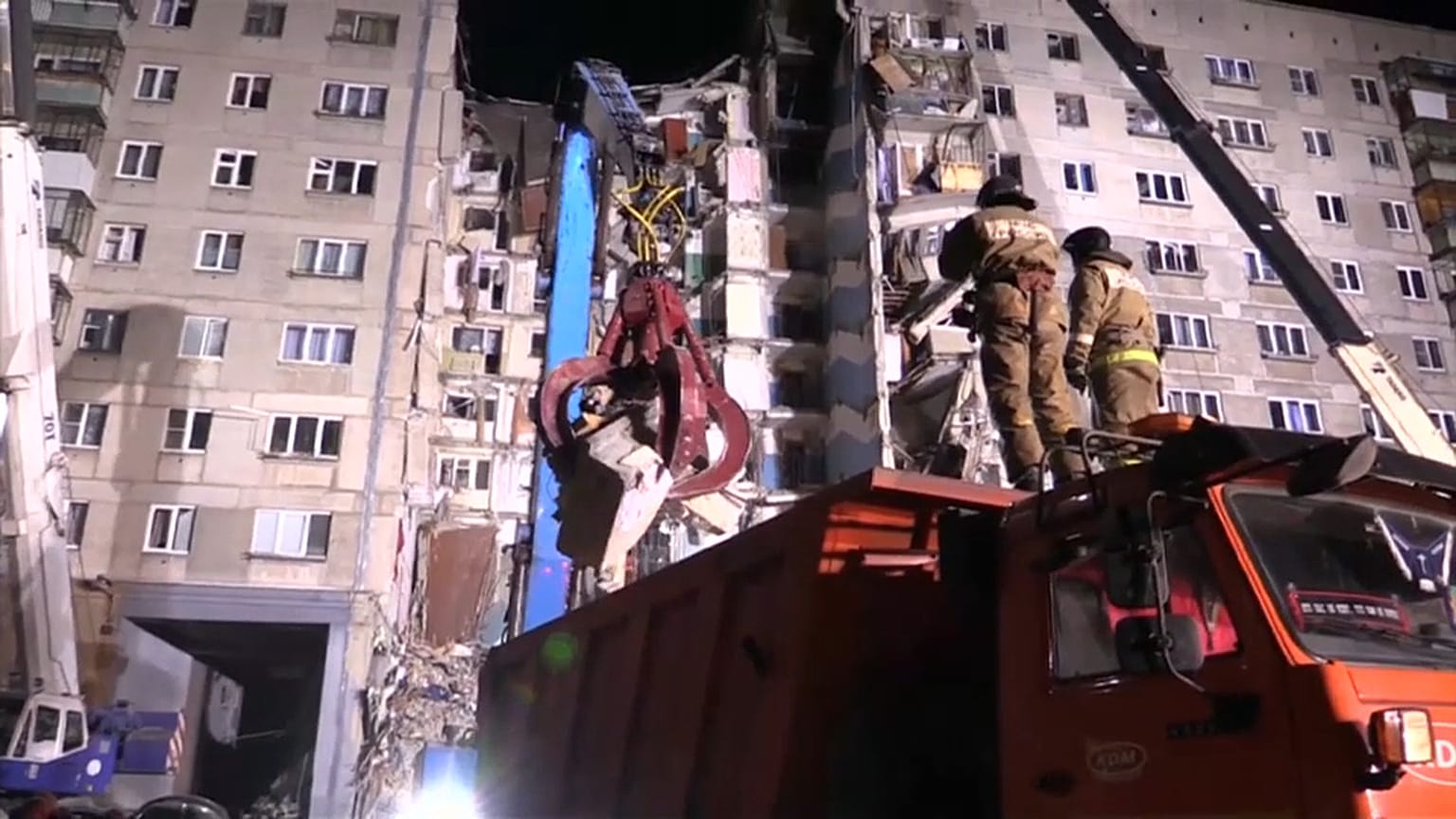 Balanço de derrocada eleva-se a 22 mortos