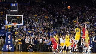 Exhibición de Harden en el triunfo de los Rockets ante los Warriors en la NBA