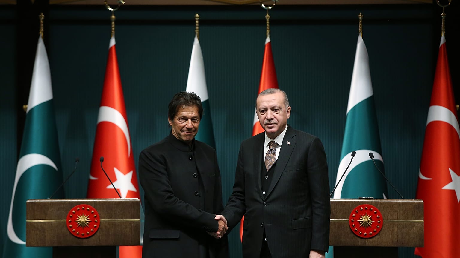 Pakistan Başbakanı İmran Han, Cumhurbaşkanı Erdoğan