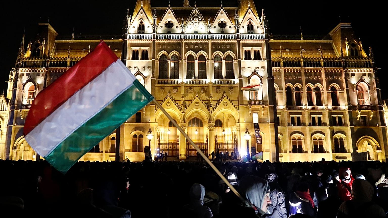 Thousands march in Budapest to protest Hungary's 'slave law'