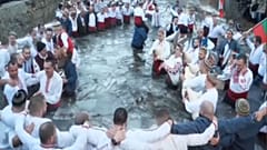 Icy epiphany in Bulgaria