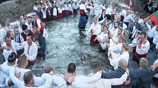 Icy epiphany in Bulgaria