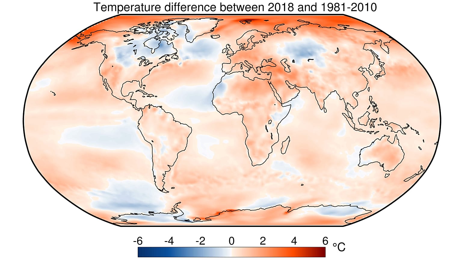 Clima: il 2018 è stato il quarto anno più caldo mai registrato, in aumento le emissioni di CO2
