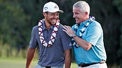  Xander Schauffele dopo la vittoria al Sentry Tournament of Champions 