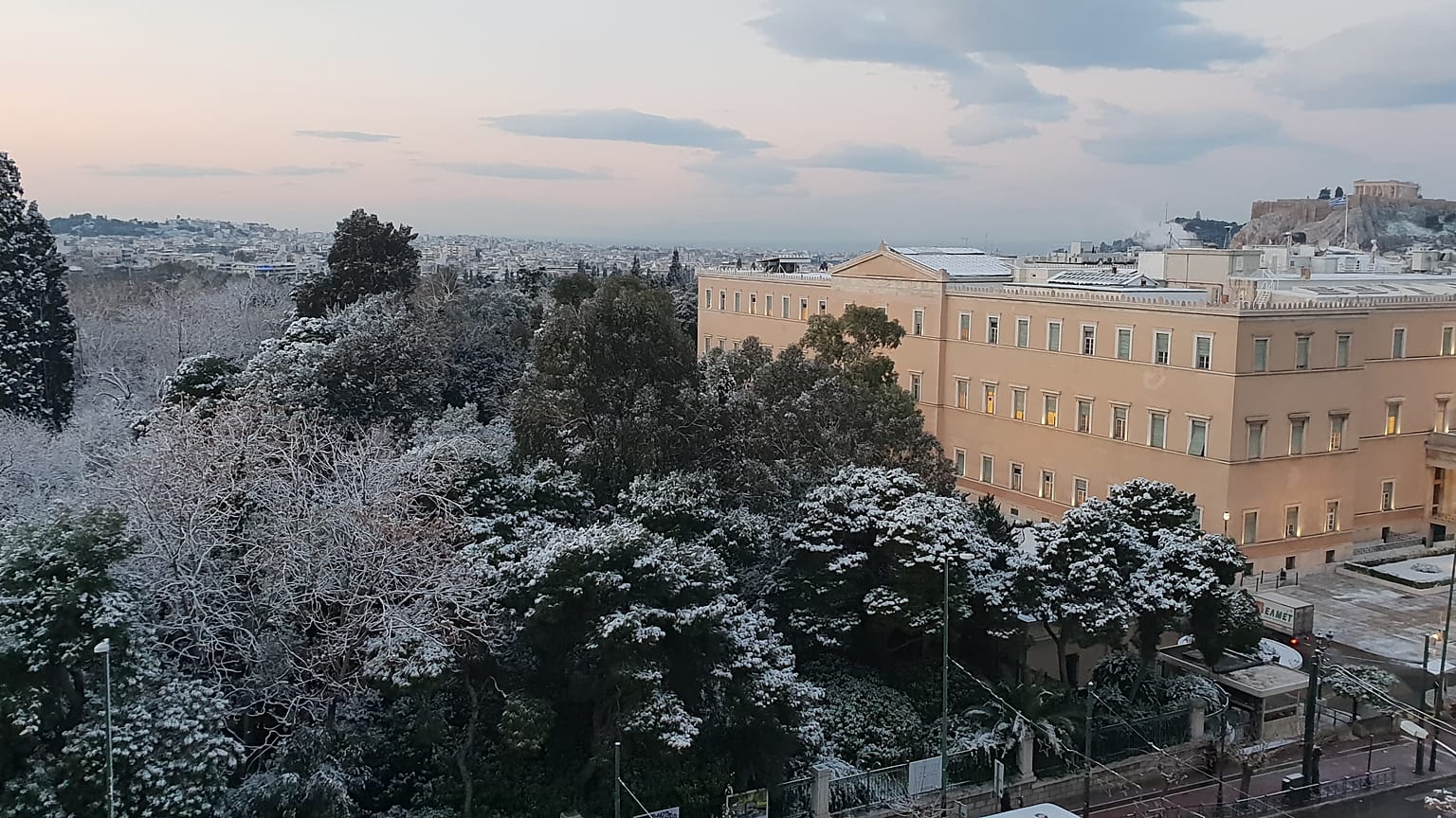 La Grèce touchée par une vague de froid