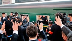Kuzey Kore Devlet Başkanı Kim Jong Un Çin'de
