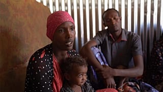 Etnik çatışmalarla yerlerinden olan Etiyopyalıların yaşamları kulübelere sıkıştı