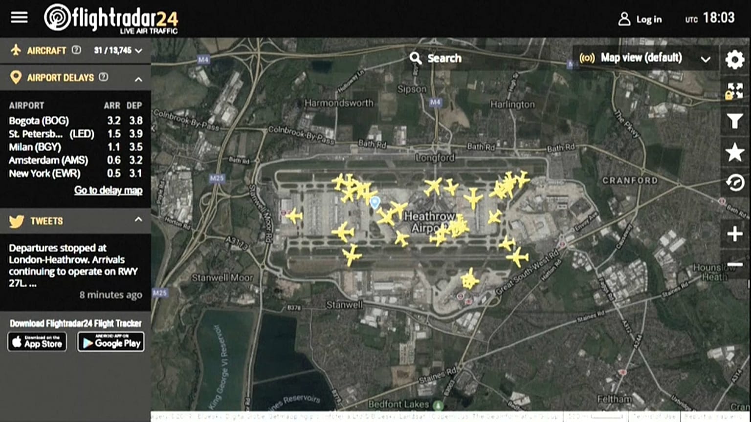 Drone avvistato, sospesi voli all'aeroporto di Londra Heathrow 