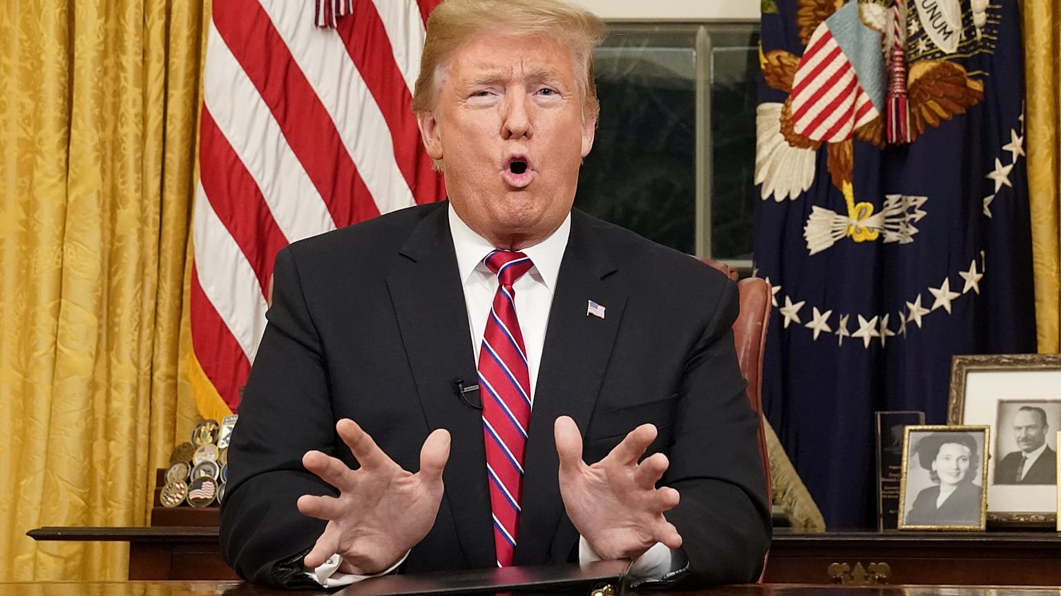 Read Trump's first Oval Office address