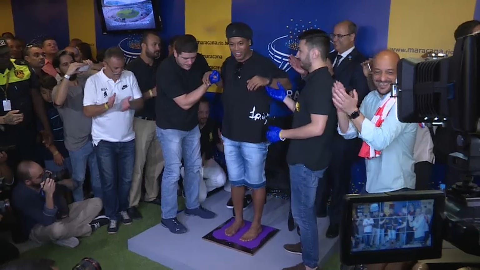 Ronaldinho a Hírességek Csarnokában