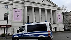 Der Tatort am Theater auf dem Bremer Goetheplatz.