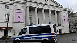Der Tatort am Theater auf dem Bremer Goetheplatz.